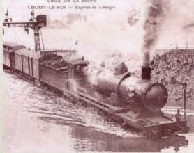 Crue de la seine à Choisy le Roi, Express de Limoges